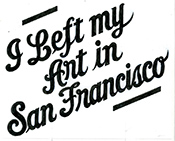 I Left My Art in San Francisco